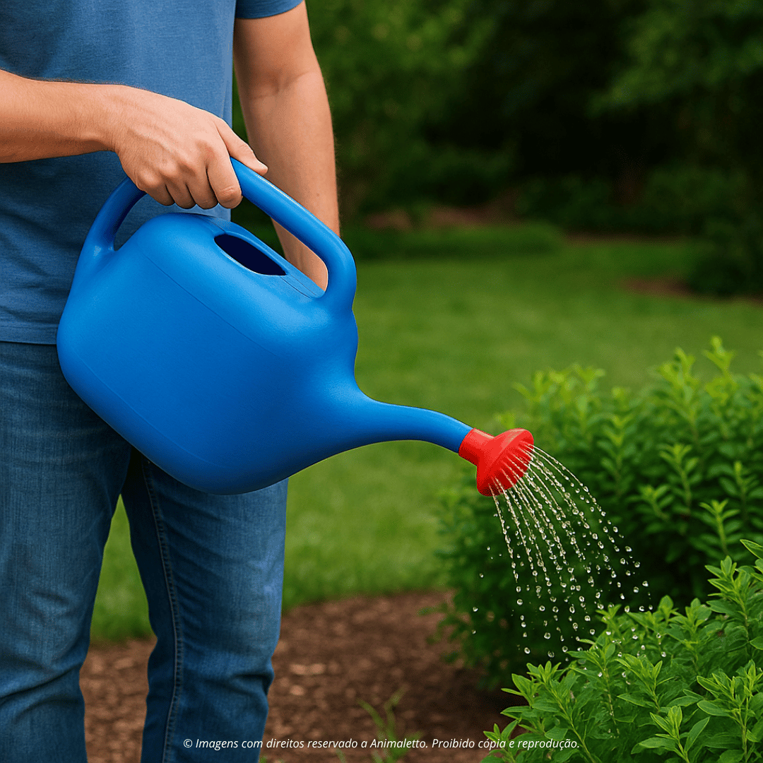 Regador Plástico Com Bico Chuveiro Removível Jardim Plantas Jardinagem Quintal 13 Litros