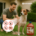 Shampoo Antipulgas Rex Cães 6 Em 1 Pelos Brilhantes