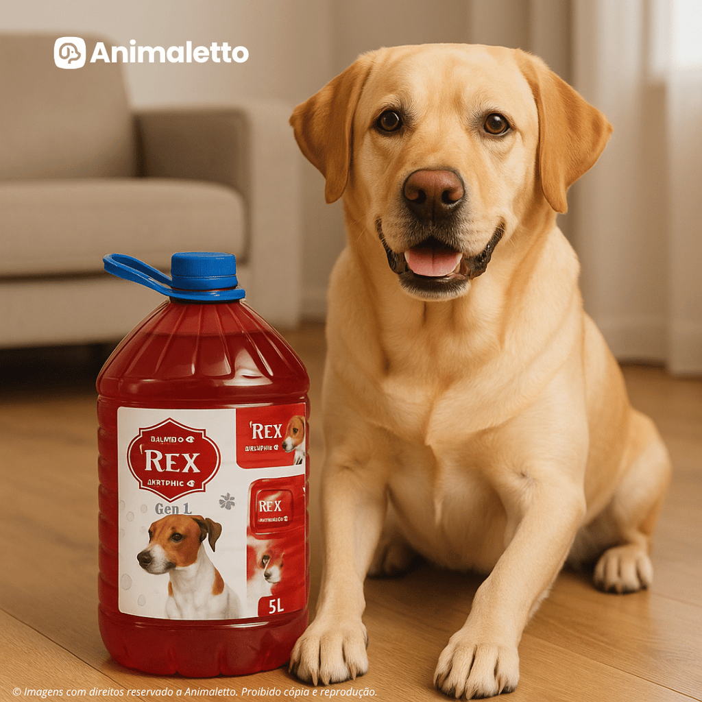 Shampoo Antipulgas Rex Cães 6 Em 1 Pelos Brilhantes