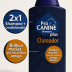 Shampoo Clareador 2 em 1 Para Cães 700ml PróCanine