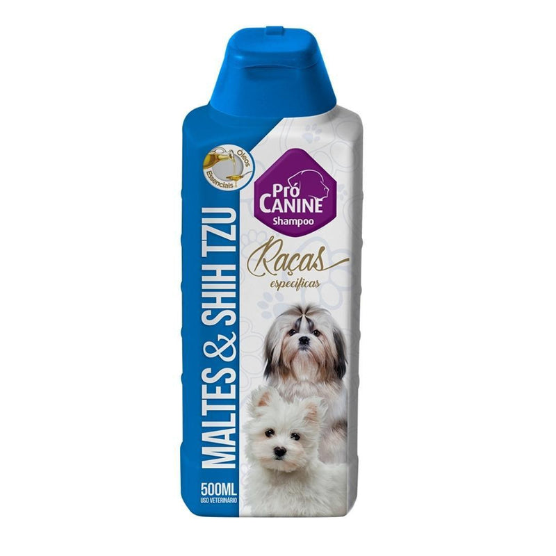 Shampoo Para Cachorro Raças Maltes E Shih-tzu Prócanine 500Ml Fragrância