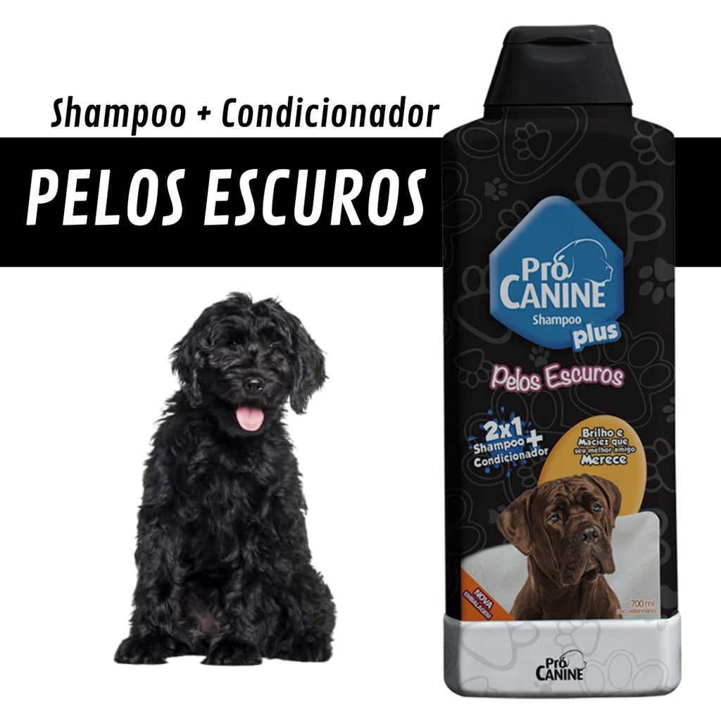 Shampoo para Cachorro De Pelos Escuros PróCanine 700ml