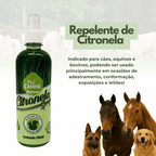 Spray Citronela Repelente para Cães e Cavalos 500ml PróCanine Anti-Insetos Natural