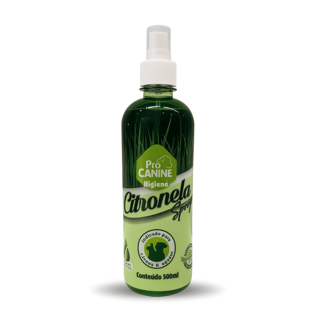 Spray Citronela Repelente para Cães e Cavalos 500ml PróCanine Anti-Insetos Natural
