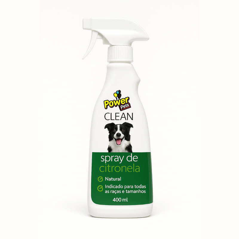 Spray de Citronela Power Pets Clean 500ml Repelente
