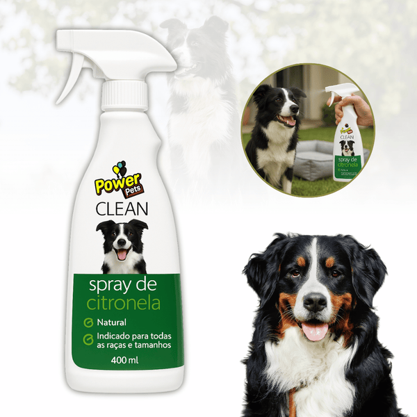 Spray de Citronela Power Pets Clean 500ml Repelente