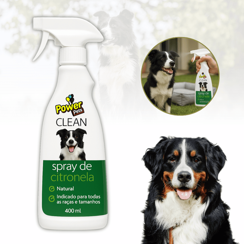 Spray de Citronela Power Pets Clean 500ml Repelente
