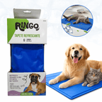 Tapete Gelado Refrescante Azul Ringo Para Pets Cães e Gatos Todos os Tamanhos