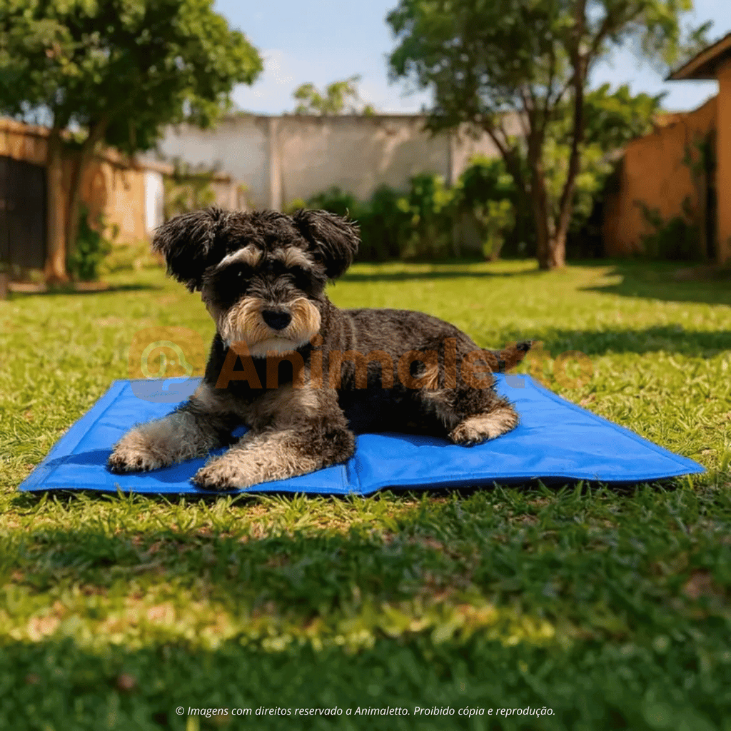Tapete Gelado Refrescante Azul Ringo Para Pets Cães e Gatos Todos os Tamanhos