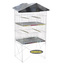 Viveiro Duplo Dobrável Para Pássaros - Nobrega