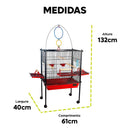 Viveiro Gaiola Calopsita Triplex Black