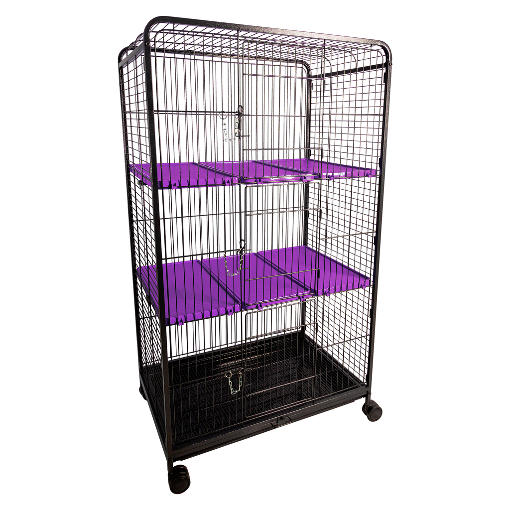 Viveiro Gaiola Fauna Pet Luxo Grande Multiuso Aves Coelhos - Jel Plast