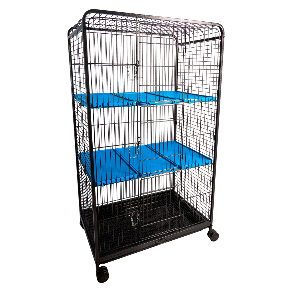 Viveiro Gaiola Fauna Pet Luxo Grande Multiuso Aves Coelhos - Jel Plast