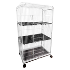 Viveiro Gaiola Fauna Pet Luxo Grande Multiuso Aves Coelhos - Jel Plast