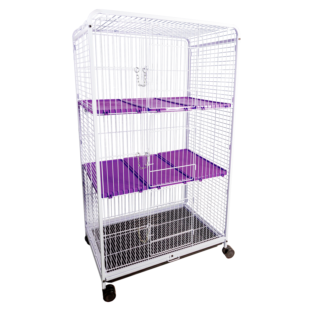 Viveiro Gaiola Fauna Pet Luxo Grande Multiuso Aves Coelhos - Jel Plast