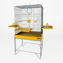 Viveiro Gaiola Para Calopsita Triplex Confort Completo Jel Plast