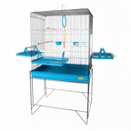 Viveiro Gaiola Para Calopsita Triplex Confort Completo Jel Plast