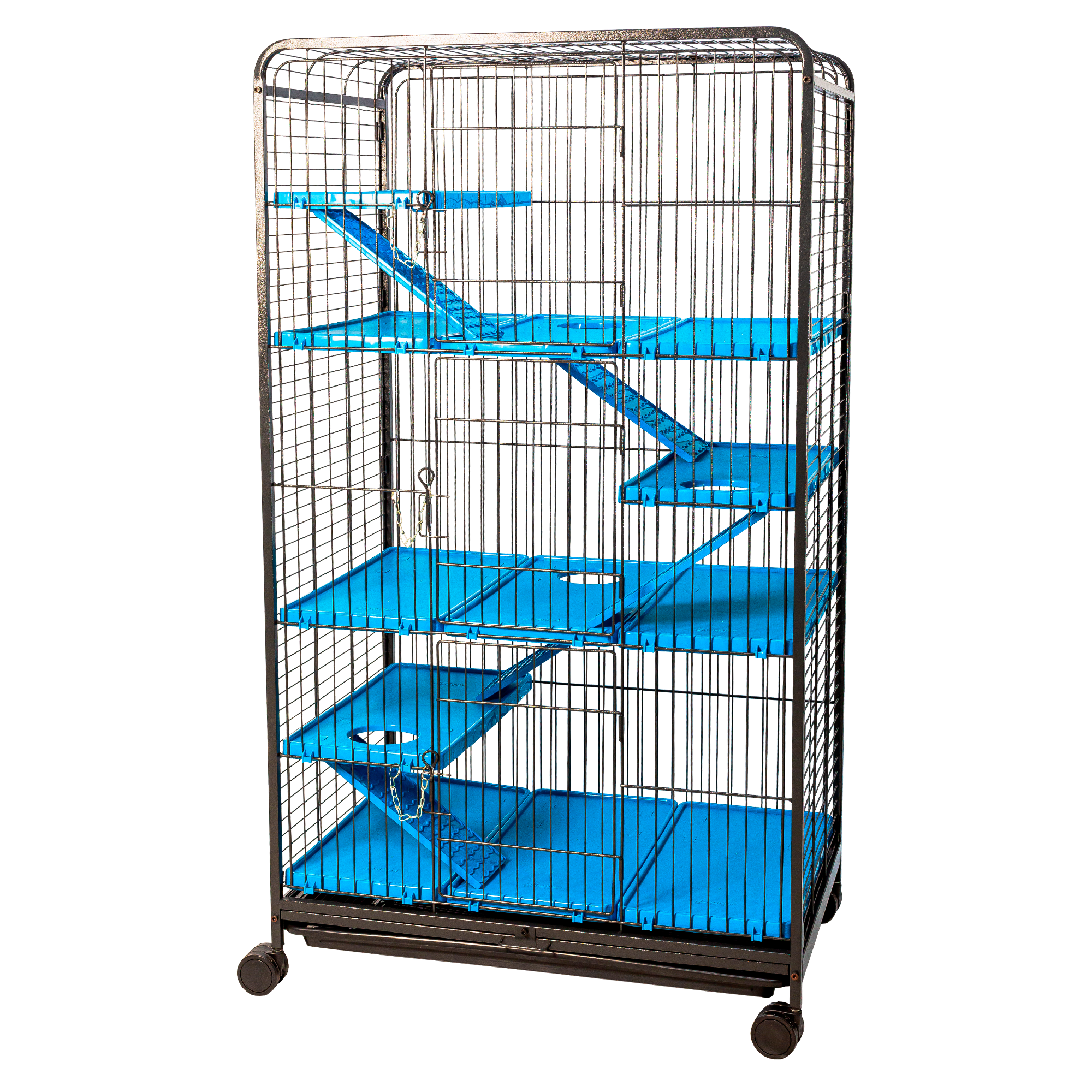 Viveiro Gaiola Para Roedores Fauna Luxo Grande Black