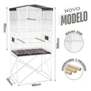 Viveiro Gaiola para Pássaros Médio Dobrável - Gaiolas Quatigá